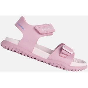 GEOX - FUSBETTO - Sandalen - Donkerroze/Lichtlila - Lederlook