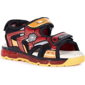 Geox Androi Sandalen Rood,Zwart EU 33 Jongen