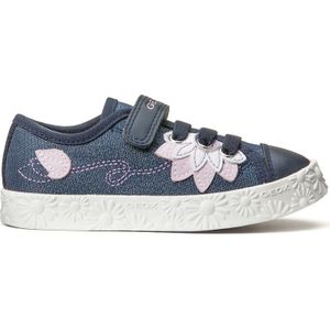 Geox Jr Ciak Girl Sneakers voor meisjes, Donkerblauw, 24 EU