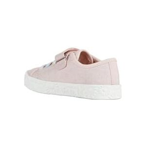 Geox JR CIAK Girl Sneaker, LT Rose/Crystal, 31 EU, Lt Rose Crystal, 31 EU