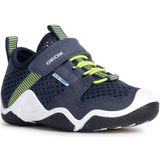 Geox - JR Wader - Sneaker - Marineblauw/Lime