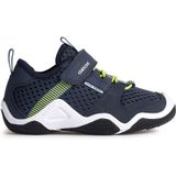 Geox - JR Wader - Sneaker - Marineblauw/Lime