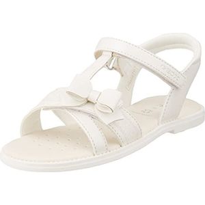 Geox J Karly Girl Sandaal voor meisjes, wit, 36 EU