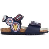 GEOX - J GHITA BOY - Sportschoenen - Blauw - Leer