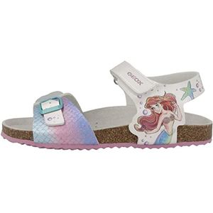 Geox J Adriel Girl Sandalen voor meisjes, Witte aquamarijn, 37 EU