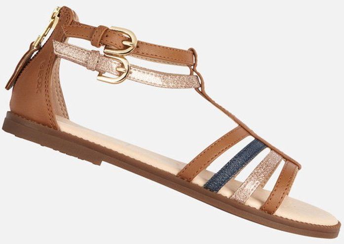 Geox - Karly Sandalen - Zwart - Rubber