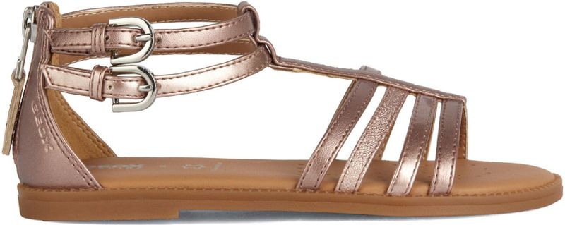 Geox - Karly - Sandalen - Parelmoer - Synthetisch - Verstelbare Enkelbandjes