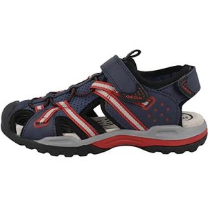 Geox J Borealis Boy Sandaal voor jongens, Avio Rood, 29 EU