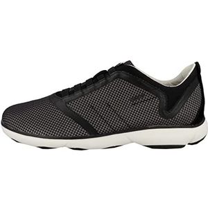 Geox U Nebula Sneakers voor heren, zwart, 41 EU, zwart, 41 EU