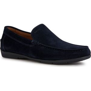 Geox U Siron, mocasin heren, Navy Blauw