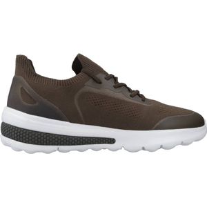 GEOX - U35BAA 0006K - Trainers - Groen - Veters - Casual