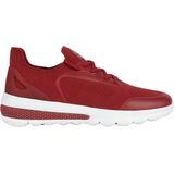 Geox - U Spherica Actif - Herensneakers - Donker Rood - Ademend