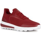 Geox - U Spherica Actif - Herensneakers - Donker Rood - Ademend