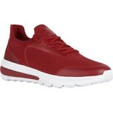 Geox - U Spherica Actif - Herensneakers - Donker Rood - Ademend