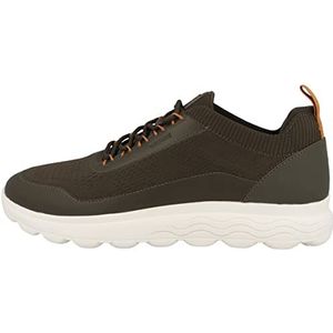 Geox Heren U SPHERICA Sneaker, Military, 46 EU, legergroen, 46 EU