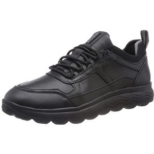 Geox U Spherica Sneakers voor heren, zwart.