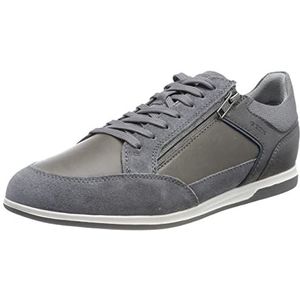 Geox U Renan lage sneakers voor jongens, Grijs (Dk Stone Grey)