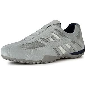 Geox Uomo Snake Sneakers voor jongens, grijs (light grey), 39 EU