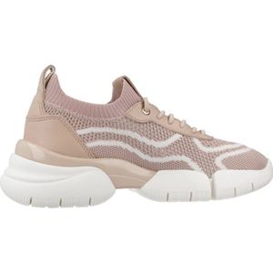 Geox - Stijlvolle Sneakers - Roze - Polyester