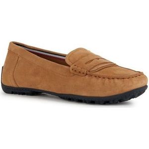GEOX KOSMOPOLIS + GRIP Loafers - TABAK - Suède - Antislip en Ademend