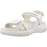 GEOX SORAPIS + GRIP Sandalen - WIT - Leer en Textiel