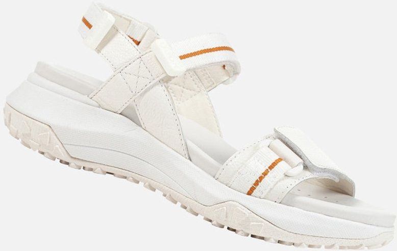 GEOX SORAPIS + GRIP Sandalen - WIT - Leer en Textiel