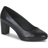 Comfortabele pumps Walk Pleasure in leer GEOX. Leer materiaal. Maten 41. Zwart kleur