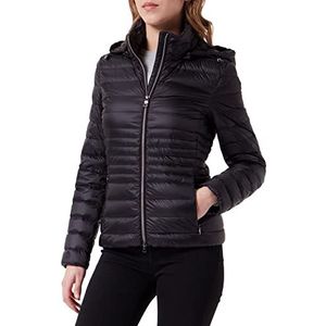 Geox Dames D Jaysen Jacket, Black, 52, zwart, 52 NL