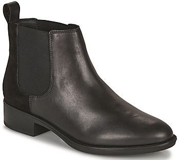 Geox D Felicity Enkelboot voor dames, zwart.