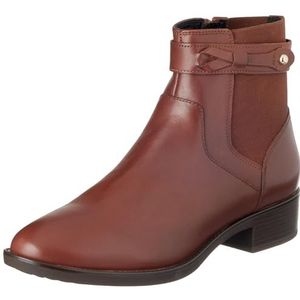 Geox Dames D Felicity enkellaars, bruin, 37.5 EU