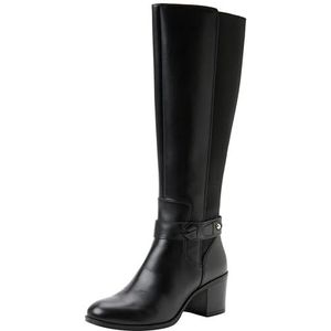 Geox Dames D New Asheel Knee High Boot, zwart, 39 EU
