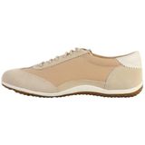 Geox D Vega A Sneakers voor dames, zand/beige, 38 EU, beige (sand beige), 38 EU