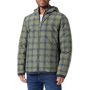 Geox Heren M Ravex Jacket, OLIVE NIGHT/SKY CAPT, 50