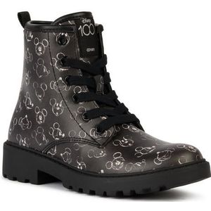 Schnürstiefeletten Geox J Casey Girl J2620D 00004 C9999 S Schwarz