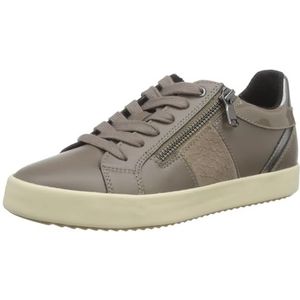 Geox D Blomiee E Sneakers voor dames, Dk Taupe, 39 EU