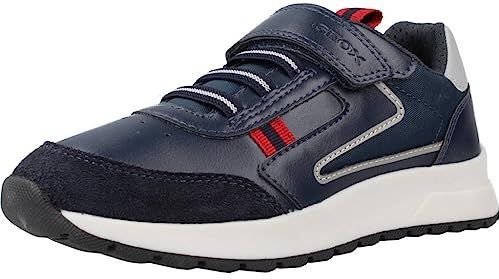 GEOX - Briezee - Hardloopschoenen - Marineblauw/Donkerrood