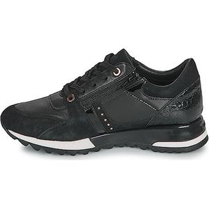 Ademende sneakers Tabelya. GEOX. Leer materiaal. Maten 39. Zwart kleur