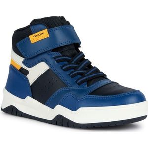 Geox Jongens J Perth Boy F Sneakers, Avio Yellow, 35 EU