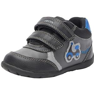 Geox Baby Jongens B Elthan Boy A Sneaker, Black/Royal, 20 EU, Black Royal, 20 EU