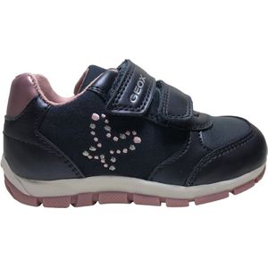Geox - Heira - Mt 21 - velcro's sportieve vegan sneakers - Navy