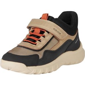 Geox Jongens J Simbyos Boy B ABX Sneakers, Sand Orange, 24 EU