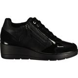 Geox - D Ilde C - Sneakers - Zwart - Geen Waterdichtheid