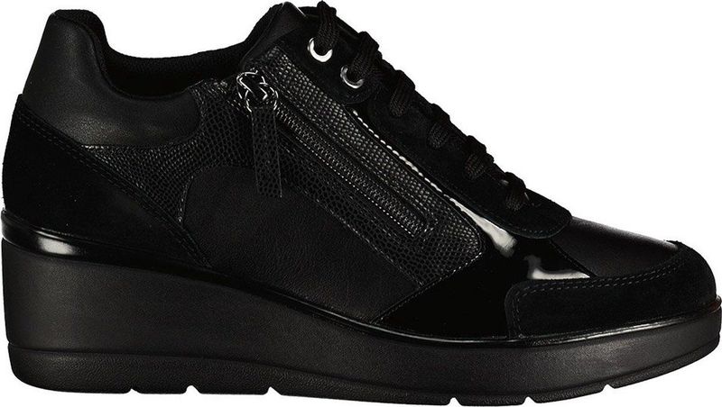 Geox - D Ilde C - Sneakers - Zwart - Geen Waterdichtheid