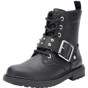 Geox J Eclair Girl enkellaars voor meisjes, zwart, 31 EU