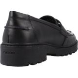 GEOX - CASEY - Veterschoenen - ZWART - Leer