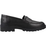 GEOX - CASEY - Veterschoenen - ZWART - Leer