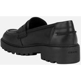 GEOX - CASEY - Veterschoenen - ZWART - Leer