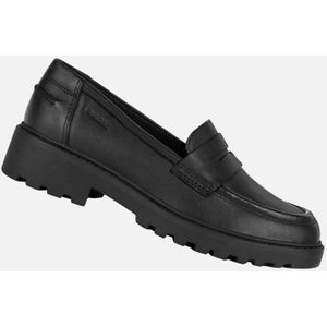 GEOX - CASEY - Veterschoenen - ZWART - Leer