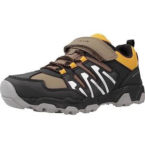 Geox J Magnetar Boy Abx B, sneakers voor jongens, Bruin Dk Geel