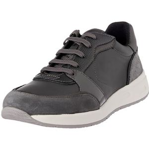 Geox Dames D BULMYA A Sneaker, DK Grey, 38 EU, Dk Grey, 38 EU